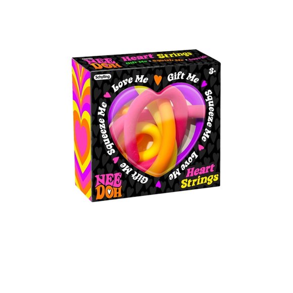 Nee-Doh Stress Toys  One of Each- Heart Strings,  Hearts and Ramen Noodlies - Picture 5 of 11